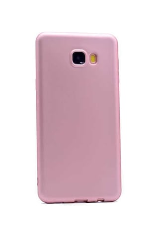 Samsung Uyumlu Galaxy C5 Kılıf Zore Premier Silikon Kapak Rose Gold