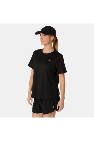 Asics Asıcs Sılver Ss Top Kadın Black/obsidian Grey Kısa Kollu Tshirt 2012d144-001