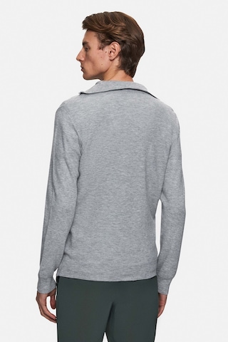 Twn Slim Fit Gri Düz Örgü Kazak 3ec0622567761 301