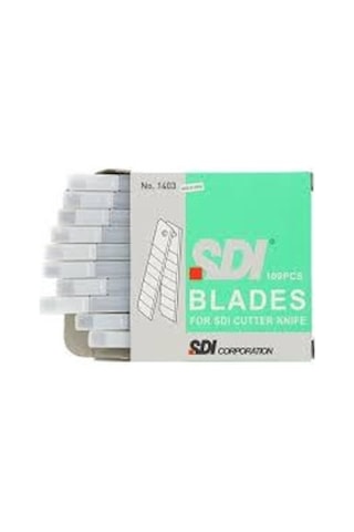 Sdı Maket Bıçağı Yedeği Sdi 10Lu Paket 9MM Dar Tip Maket Ağzı 1 Paket