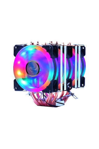 Gametech Freezer HD 3.0 AMD/Intel Gaming Rainbow Kule Tipi İşlemci Fanı 160W TDP
