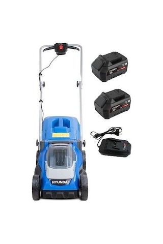 Hyundai HYM33LI Akülü Çim Biçme Makinesi + 4.0 Ah Akü 2 Adet