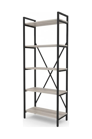 Upstyle Solin Kitaplık Gri 50 180 30 Cm