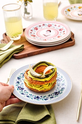 Karaca Frida Kahlo 6 Parça Porselen Pasta Seti 19 Cm