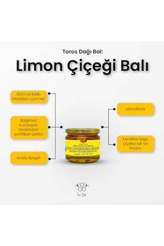Toros Dağı Limon Çiçeği Balı 400 G
