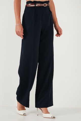 Lela Wide Leg Yüksek Bel Geniş Paça Palazzo Bayan Pantolon 65271262 Lacivert