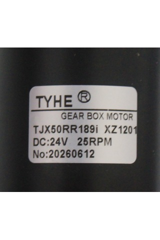 Tyhe Tjx50rr189i 24v 25 Rpm Manyetik Enkoderli Planet Redüktörlü Dc Motor 50 Mm 189:1 Yüksek Torklu Soketli Robotik Otomasyon
