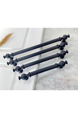 Hitit 128 Mm Siyah Modern Metal Kulp Modelleri Lüks Country Mutfak Dolap Çekmece Mobilya Kulbu Siyah