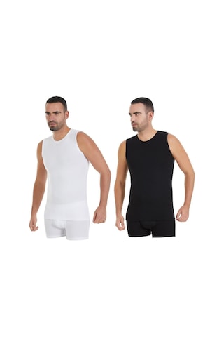 6'lı Paket Erkek Modal Sıfır Kol Atlet 001