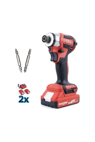 Dawreek BT0209 Akülü Torklu Vidalama Makinesi - Kırmızı