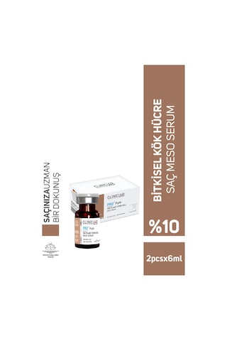 Saç Köklerini Uyarıcı %10 Bitkisel Kök Hücre Içeren Meso Serum 6 Ml X 2 Adet