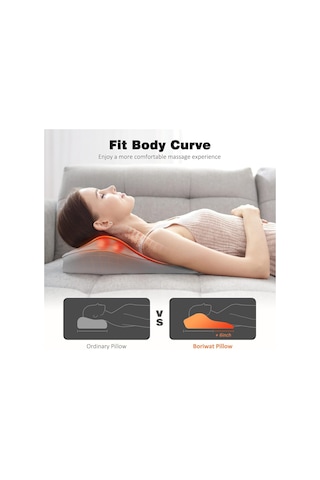 Masaj Aleti, Isıtmalı Boyun Masaj Aleti, Shiatsu Masaj Minderi, Boyun, Omuz, Sırt, Bacaklar İçin 3d Yoğurma Sırt Masaj Aleti, Erkekler, Kadınlar, Anne, Baba, Arkadaş, Öğretmen İçin Hediyeler