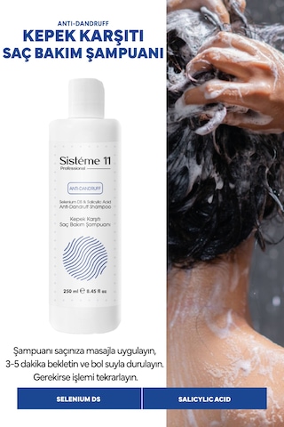 Sistéme 11 Sisteme 11 Kepek Şampuanı 250 Ml 8684091008682 Beyaz