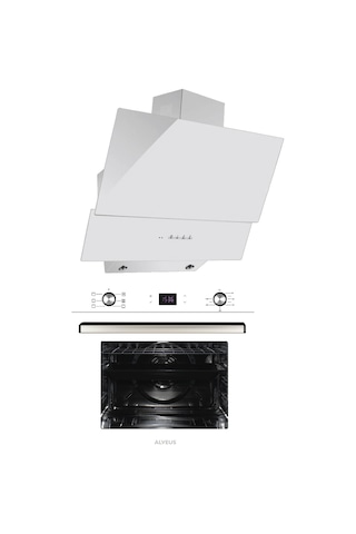 Alveus Majestic MFA 627 - MOD 3000 Beyaz Ankastre Set