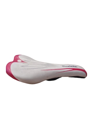 SELLE ROYAL SADDLE SELE ÇELİK RAY KELEPÇESİZ 260MM 130MM BEYAZ KIRMIZI Beyaz