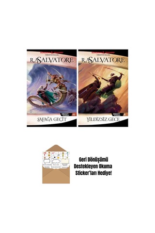 Şafağa Geçit Drizzt Efsanesi 10. Kitap + Yıldızsız Gece Drizzt Efsanesi 8. Kitap
