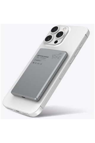 İberry Wim25g 5.000 Mah 15w Çıkışlı Powerbank - Taşınabilir Hızlı Şarj Cihazı - Gri Gri