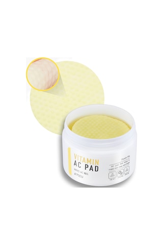 Missha A'PIEU Vitamin AC Pad Vitamin İçerikli Canlı ve Pürüzsüz Görünüm Kazandıran Pamuk Ped 35 Adet