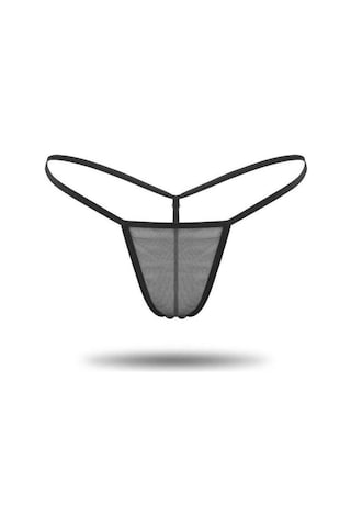 Venlisa Tül Detaylı Tanga Külot V6600 6li Siyah