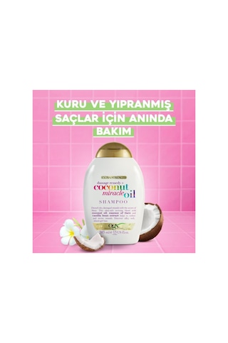 OGX Coconut Miracle Oil Yıpranma Karşıtı Sülfatsız Şampuan 385 ml