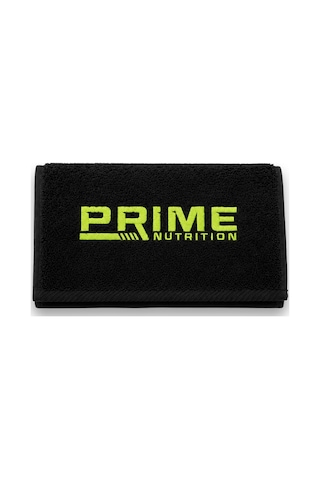 Prime Nutrition Yeşil Logo 30x100 Siyah Havlu