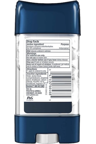 Gillette Ultimate Cool Wave Antiperspirant Deodorant Jel 107GR