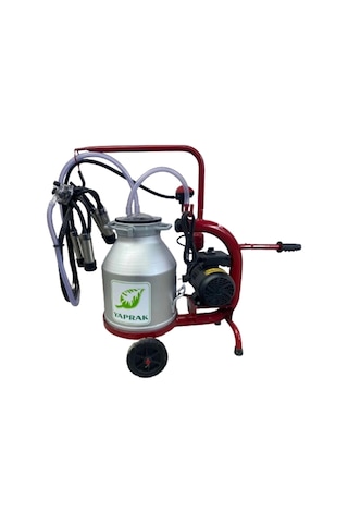 Bartech Yaprak Tekli İnek Süt Sağım Makinası C30 Krom Güğüm Kuru 30lt