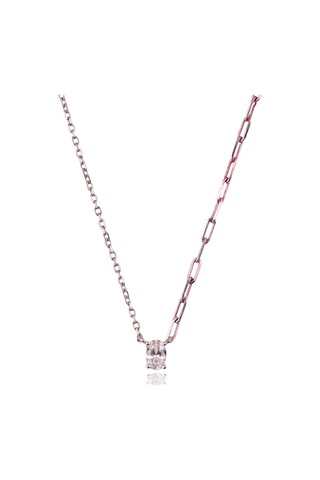 Masaliko Minio 3 İthal Gümüş Kolye Ms3278, 925 Ayar Kadın Gümüş Kolye, İthal Ürün Altın