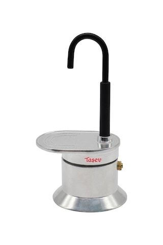 Taşev Bologna Gümüş Açık Moka Pot T3504