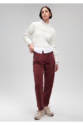 Mavi - Laura Bordo Kadife Pantolon 101153-85728 Bordo