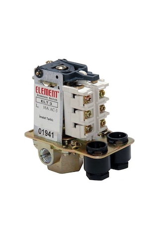 Element Kompresör Basınç Şalteri 4-16 Bar Tahliyeli Üç Yollu Trif N11.34722