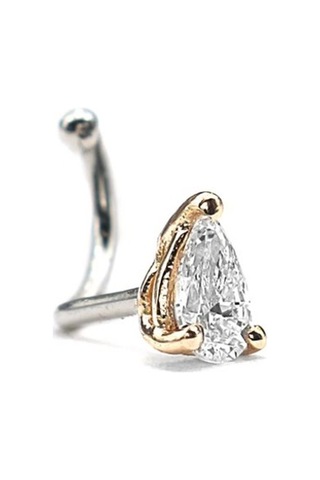 Damla Kesim Pırlanta Hızma - 0,10 Karat G Renk 18 Ayar Beyaz