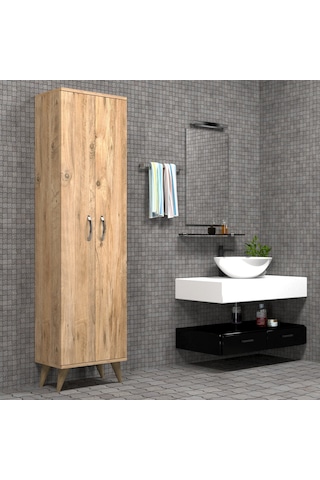 2 Kapılı 49Cm Banyo Dolabı Çam - Bdl0102