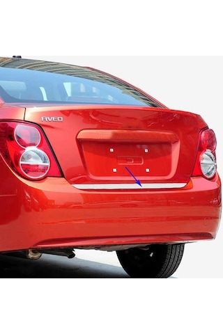 Chevrolet Aveo Sedan Krom Bagaj Alt Çıtası 2012- Bayrak