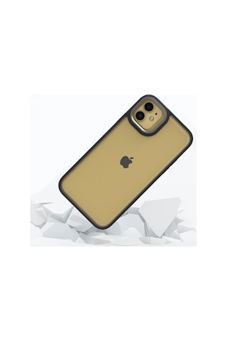 Apple Uyumlu iPhone 12 Uyumlu Zore Flora Kılıf-siyah Siyah -