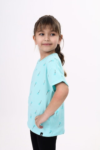 Toontoy Kids Toontoy Kız Çocuk Baskılı Tişört Mint Yeşili