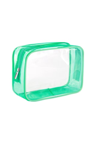 Homyl Şeffaf Kozmetik Çantası Pvc Kullanılabilir