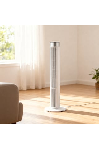 45w Kule Tipi Fan Uzaktan Kumandalı Led Dokunmatik Sessiz Çalışma 39 İnç Güçlü Soğutma Tower Fan 45w