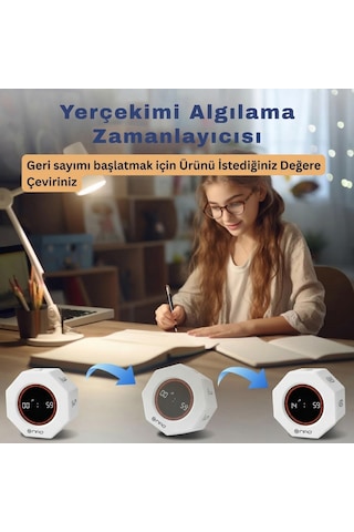 Npo Npt51b Alarmlı G-sensörlü Otomatik Zamanlayıcılı Küp Kronometre