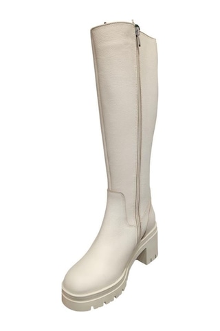 Venüs 2351307k Kalın Platform Topuk Deri Günlük Kadın Çizme Bej