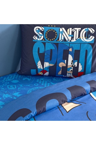 Taç Lisanslı Sonic Classic Pamuk Tek Kişilik Nevresim Takımı 000000001000049039 Çok Renkli