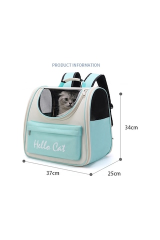 Cbtx Nefes Alabilen Kedi Sırt Çantası Katlanabilir Dış Mekan Taşınabilir Evcil Hayvan Çantası Model 2 Pembe