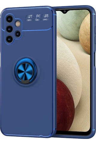 Samsung Uyumlu Galaxy A13 4g Kılıf Zore Ravel Silikon Kapak Mavi