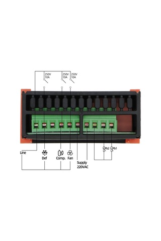 Etc 974 Dijital Termostat Çift Prop