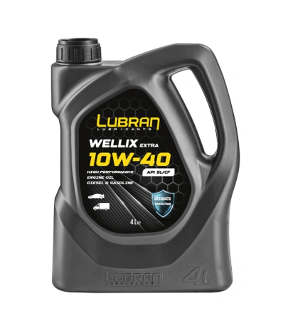 Hsgl Lubran Wellix Extra 10w-40 4 Lt Motor Yağı Yüksek Koruma Maksimum Performans Ve Uzun Ömürlü Motor Bakımı