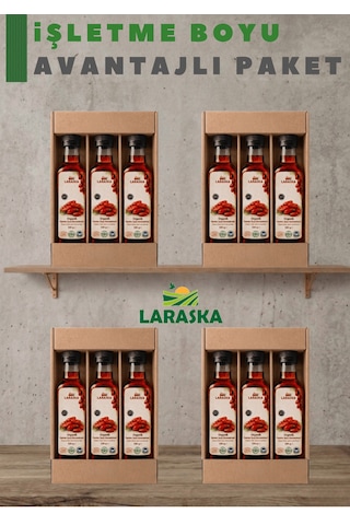 Organik Hurma Suyu Konsanteresi 330g X 12 İşletme Boyu Avantajlı Paket
