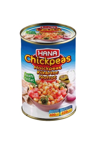 Hana Haşlanmış Nohut Konservesı 3 x 400 G