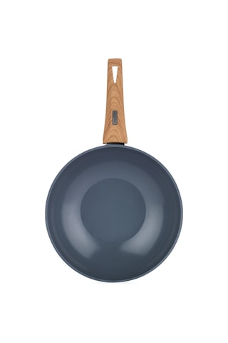 Schafer Fiesta 28 Cm Seramik Wok Tava 1 Parça-siyah