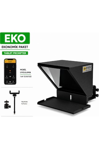 Pratic Tablet Prompter Eko Set Mobil Kumandalı Yerli Üretim Prompter