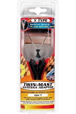 Dreamcar&Dreambike Pilot Twin-Mast 5Mm Y-Tipi Çift Anten Çubuğu Adaptörü 40173
